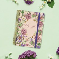 Diary Finocam CLOE A5 15,5 x 21,2 cm 2025 Floral