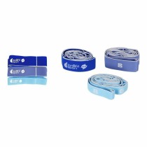 Bandes de résistance élastiques LongFit Sport   Bleu 3 Pièces (6 Unités)