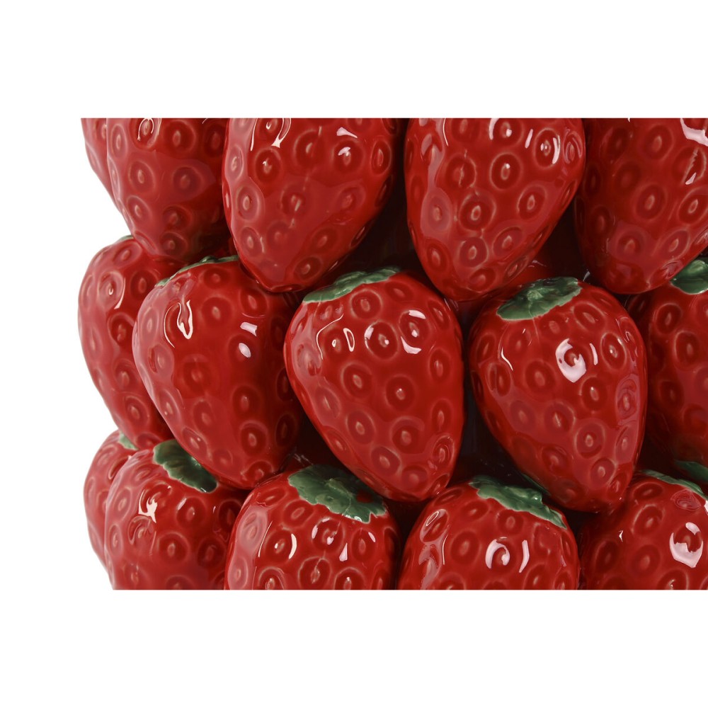 Centerpiece Home ESPRIT Red Strawberries Tropical 20 x 20 x 21 cm