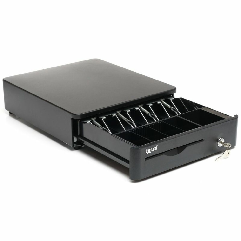 Cash Register Drawer iggual IRON-10R Black