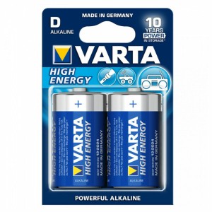 Battery Varta LR20 1,5 V 16500 mAh High Energy (2 pcs)