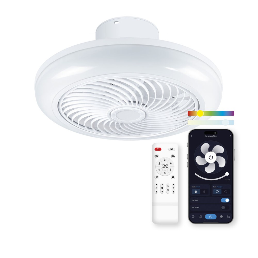 Ventilateur de Plafond avec Lumière KSIX Siroco G (3000k - 6500k)