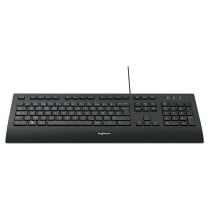 Tastatur Logitech K280E Schwarz Französisch AZERTY