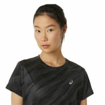 T-shirt à manches courtes femme Asics Core All Over Print Noir Femme