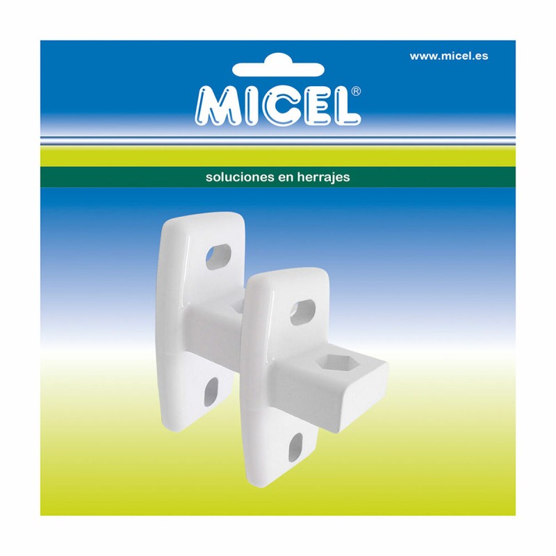 Halterung für Sonnensegel Micel TLD02 Weiß 4,4 x 3,82 x 8,6 cm Wand 2 Stücke