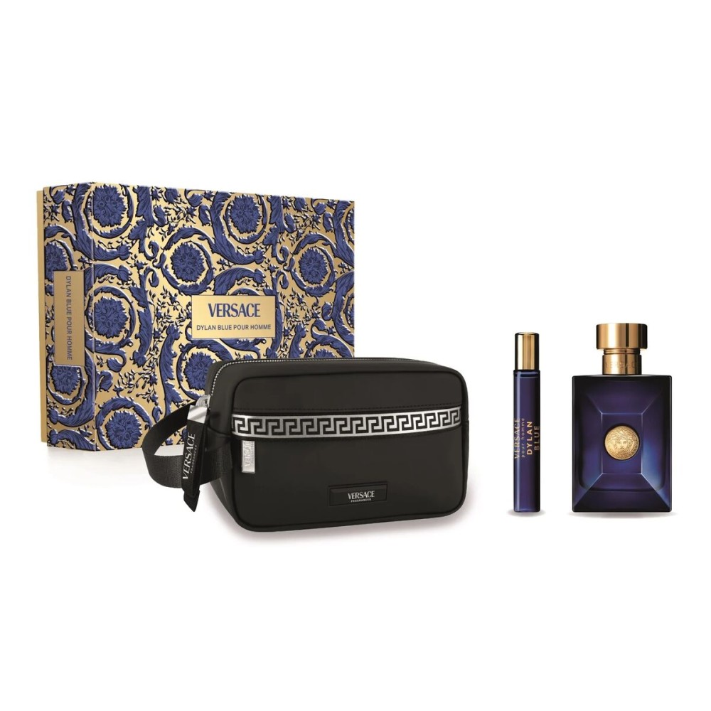 Men's Perfume Set Versace Dylan Blue 3 Pieces