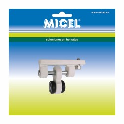 Seilrolle für Pergola Micel TLD21 Nylon 65 x 18,5 x 48 mm Rutsche Weiß