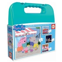 4-Puzzle Set Educa Peppa Pig Progressive (6-9-12-16 pcs)