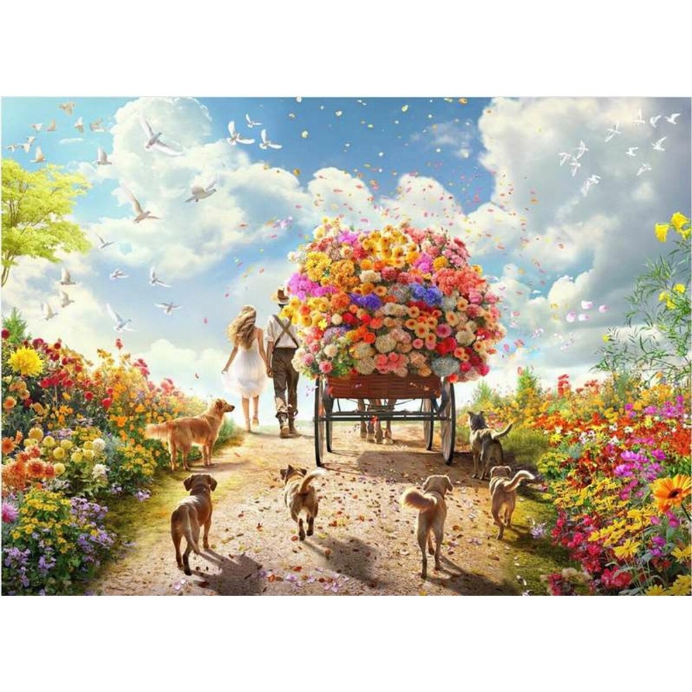 Puzzle Educa Flower Cart 1000 Pièces