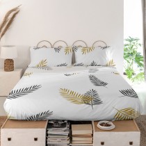 Top sheet HappyFriday Blanc Foliage Multicolour 180 x 270 cm