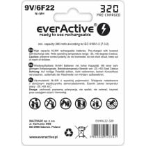 Rechargeable Batteries EverActive EVHRL22 320 mAh 9 V