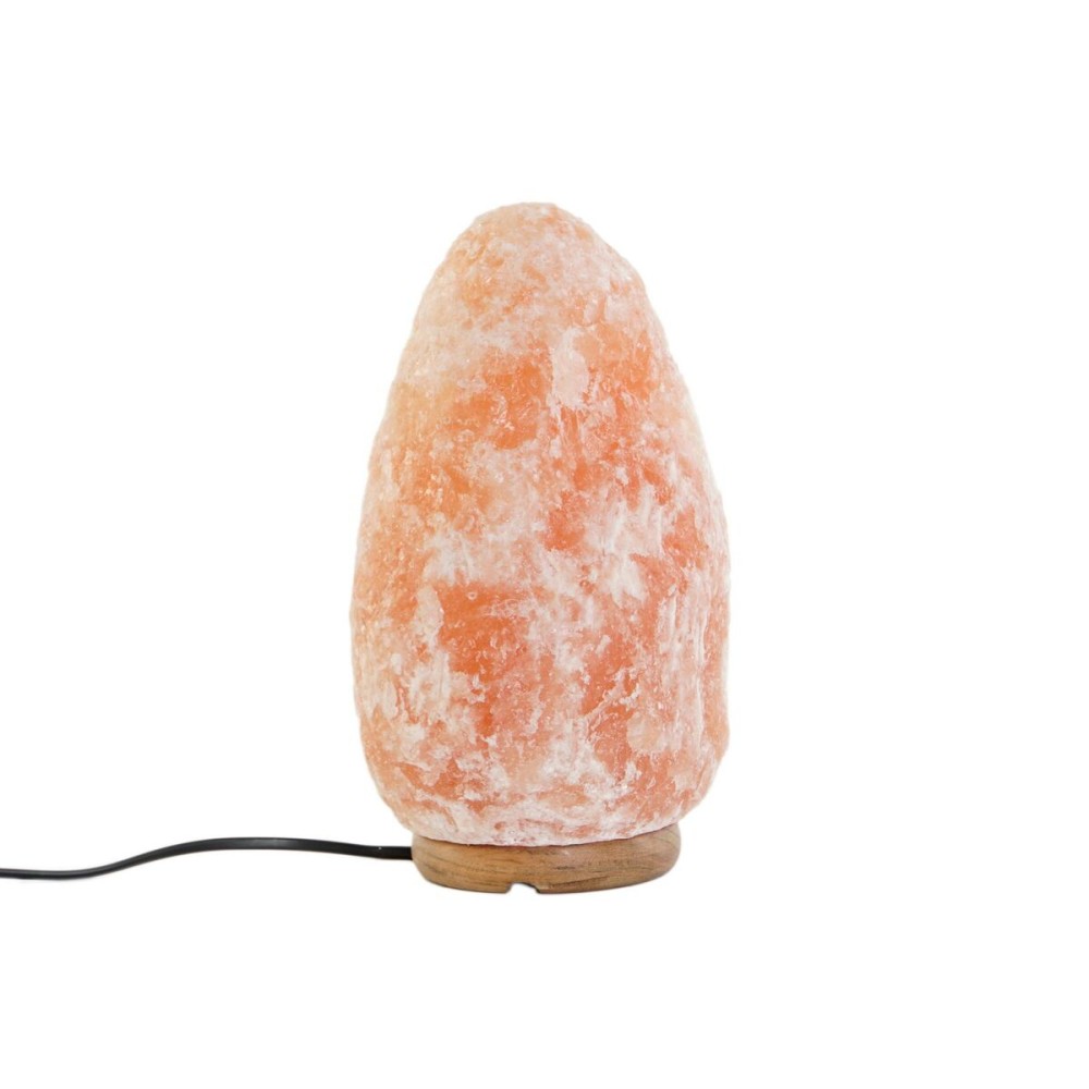 Desk lamp DKD Home Decor Pink Salt Acacia 220 V 16 x 16 x 25 cm