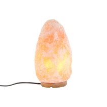 Desk lamp DKD Home Decor Pink Salt Acacia 220 V 16 x 16 x 25 cm