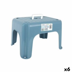 Tabouret Tontarelli Dumbo Bleu 38 x 30 x 24 cm Avec poignée (6 Unités)