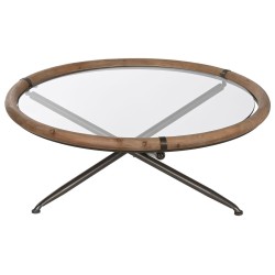 Tischdekoration Home ESPRIT Kristall Tannenholz 100 x 100 x 40 cm