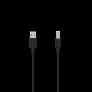 USB A zu USB-B-Kabel Hama Technics 00300065 Grau (1,5 m)