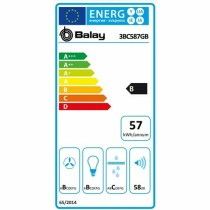 Hotte standard Balay 80 cm 680 m3/h Touch Control 56 dB Blanc