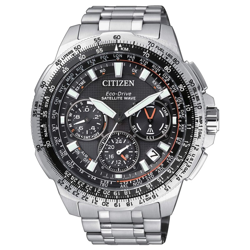 Herrenuhr Citizen CC9020-54E (Ø 47 mm) Schwarz Silberfarben