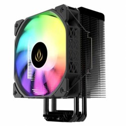 CPU Fan Forgeon Forgeon Solarian Cooler 4Pipes 120mm ARGB Ventilador CPU Negro Ø 12 cm