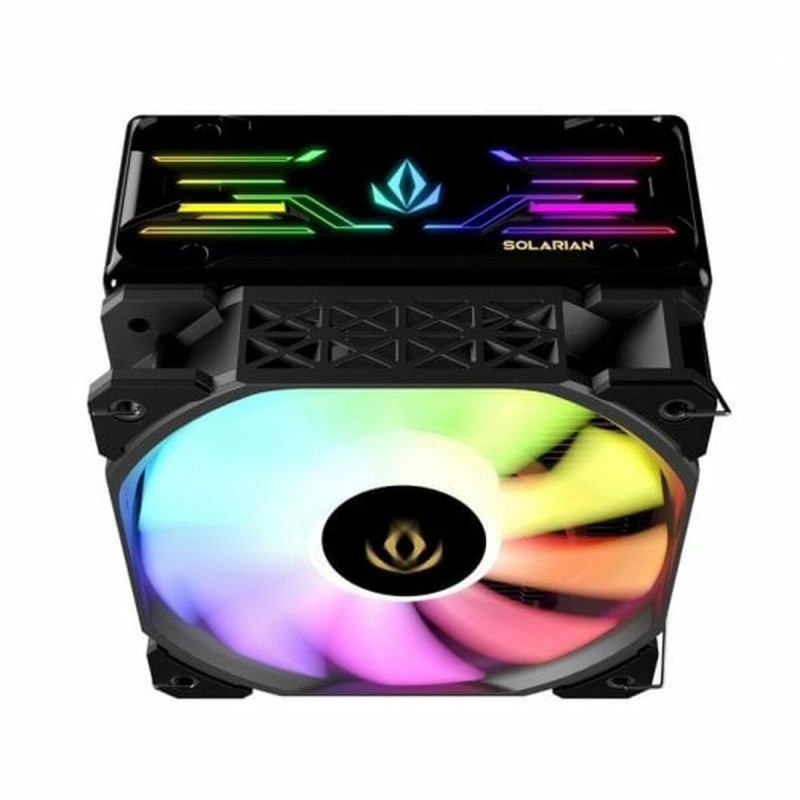 CPU Fan Forgeon Forgeon Solarian Cooler 4Pipes 120mm ARGB Ventilador CPU Negro Ø 12 cm