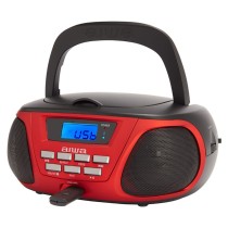 Radio CD Bluetooth MP3 Aiwa BBTU-300RD Black Red