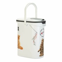 Pet food jar Curver Love Pets Cat White 4 Kg