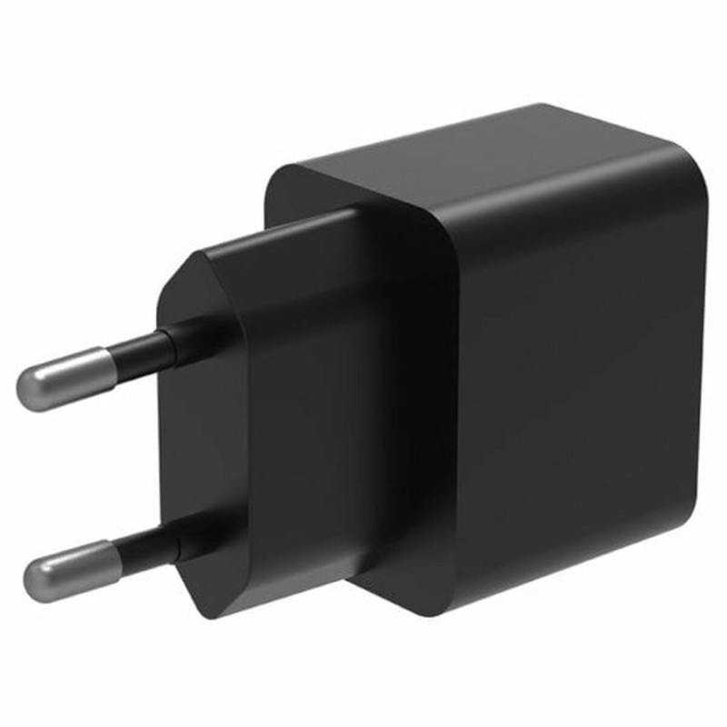 Wall Charger PcCom Essential Black 20 W USB USB-C