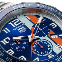 Men's Watch Tag Heuer FORMULA 1 GULF SPECIAL EDITION (Ø 43 mm)