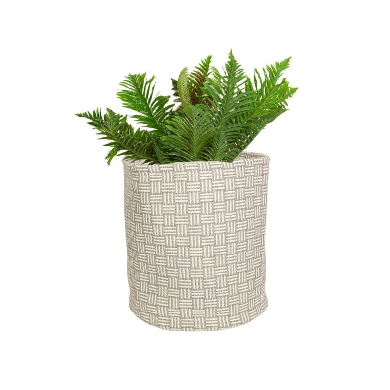 Cache-pot Romimex Blanc/Gris 30 x 35 x 30 cm