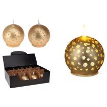 LED Kerze Lifetime Gold Weihnachtsbaumkugel (AAA)