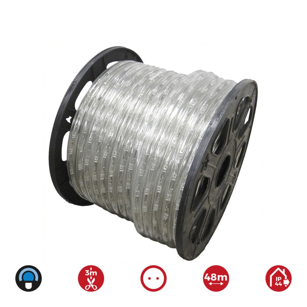 Tube LED EDM 72708 flexiLED Bleu 1,75 W x 1 m 48 m 2 voies