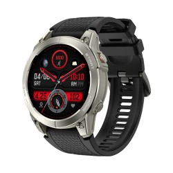 Smartwatch Manta SWA001SL Black Orange Silver 1,43"