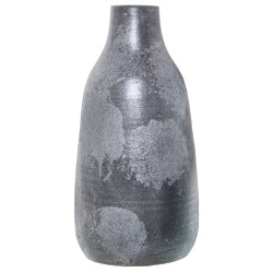 Vase Alexandra House Living Silver Ceramic Aged finish 17 x 18 x 39 cm