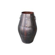 Vase Romimex Schwarz Metall 45 x 67 x 45 cm