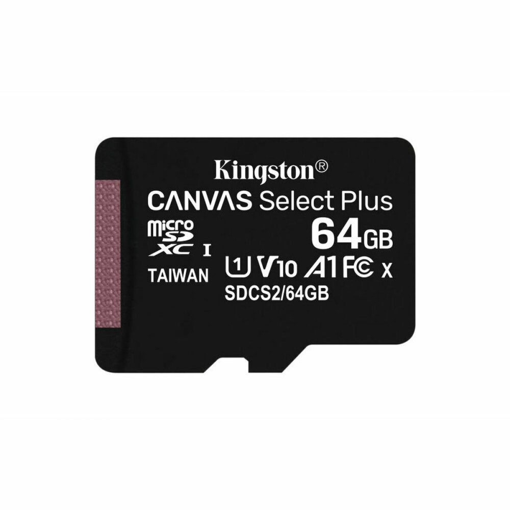 Micro SD Memory Card with Adaptor Kingston SDCS2/64GB-2P1A 64 GB