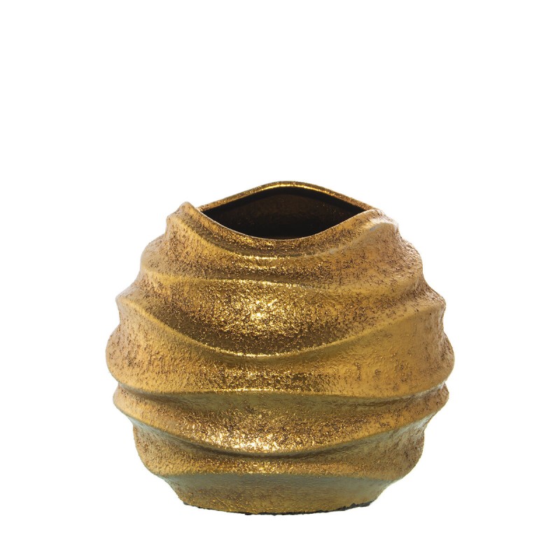 Vase Alexandra House Living Gold aus Keramik 25 x 26 x 21 cm