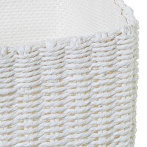 Lot de paniers Alexandra House Living 03817 Blanc osier Rotin Fibre naturelle (3 Unités)