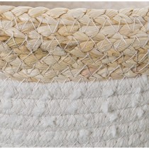 Lot de paniers Alexandra House Living 03778 Blanc osier Rotin Fibre naturelle (2 Unités)