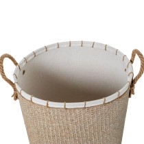 Set of Baskets Alexandra House Living 03825 White Brown wicker Rattan Natural Fibre (2 Units)