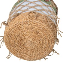 Set of Baskets Alexandra House Living 03788 White Green wicker Rattan Natural Fibre (3 Units)