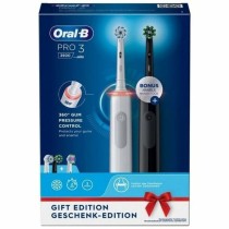 Brosse à dents électrique Oral-B PRO3 3900 DUO Blanc Noir