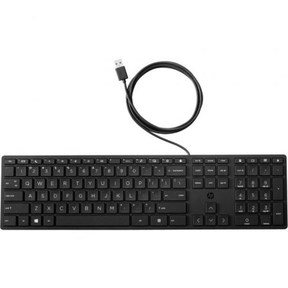 Tastatur HP 9SR37AA Schwarz QWERTY