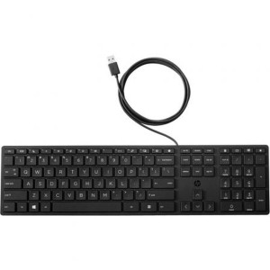 Tastatur HP 9SR37AA Schwarz QWERTY