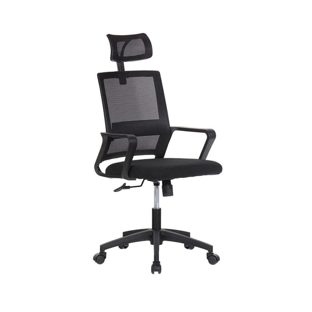 Bürostuhl EDM 75189 Schwarz Ergonomisch