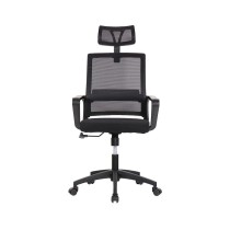 Bürostuhl EDM 75189 Schwarz Ergonomisch