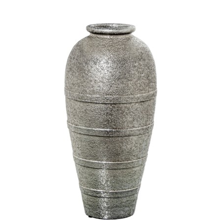 Vase Alexandra House Living Silberfarben aus Keramik 24 x 25 x 59 cm