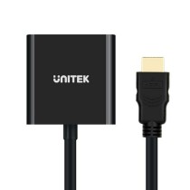 Adaptateur HDMI vers VGA avec Audio Unitek Y-6333 Noir