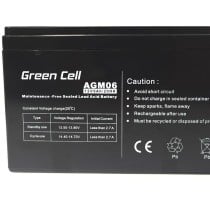 Batterie für Unterbrechungsfreies Stromversorgungssystem USV Green Cell AGM06 9 Ah 12 V