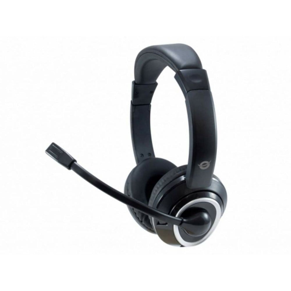 Casques avec Microphone Conceptronic POLONA02B Noir