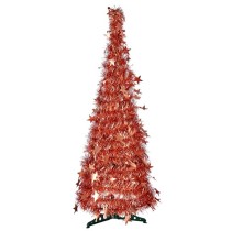 Christmas Tree Bronze Tinsel 38 x 38 x 150 cm (6 Units)